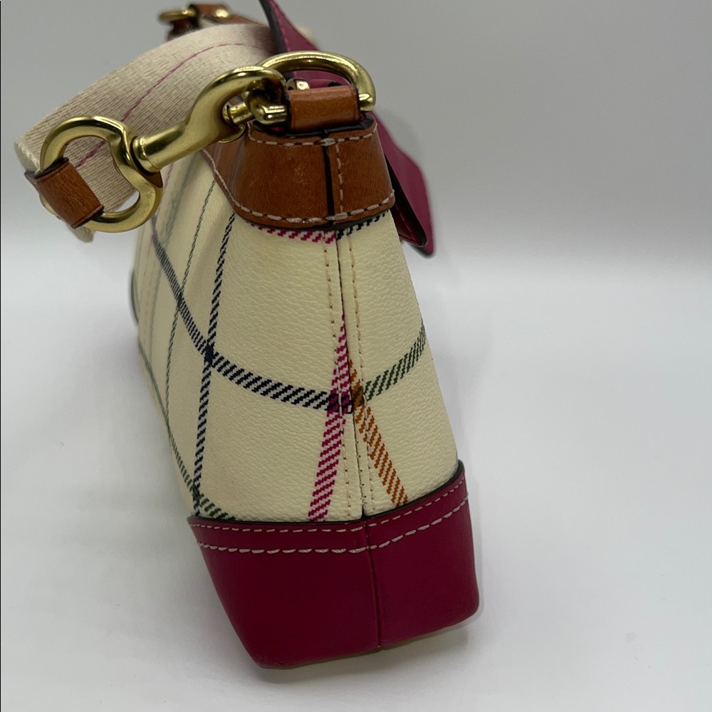 Coach 2008 Heritage Tattersall Plaid Shoulder Bag - Picture 3 of 16